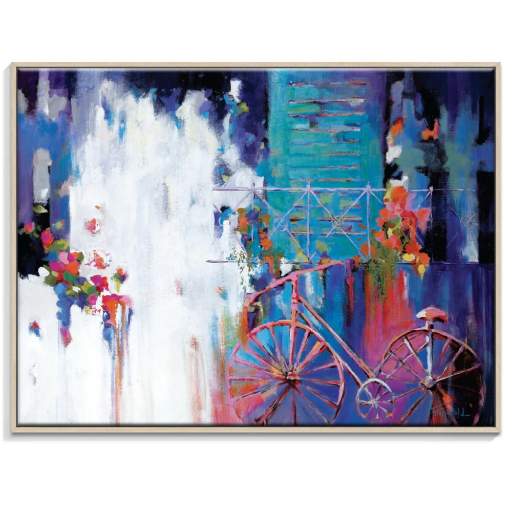 Just Visiting Framed Canvas Print 1 Just Visiting Framed Canvas Print