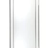 Zeta Floor Mirror Antique Silver