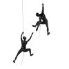 Climbing Sculpture Set/2 Black Gloss