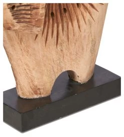 Wooden Chiselled Elephant In Mango Wood - Natural/Black -Home Decoration Store shopify 9f502c93ca4fdf812e03eb60e8888e5b wooden chiselled elephant in mango wood natural black