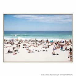 Beach Weather Canvas Print With Floating Frame