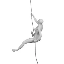 Climbing Woman "D" White Gloss