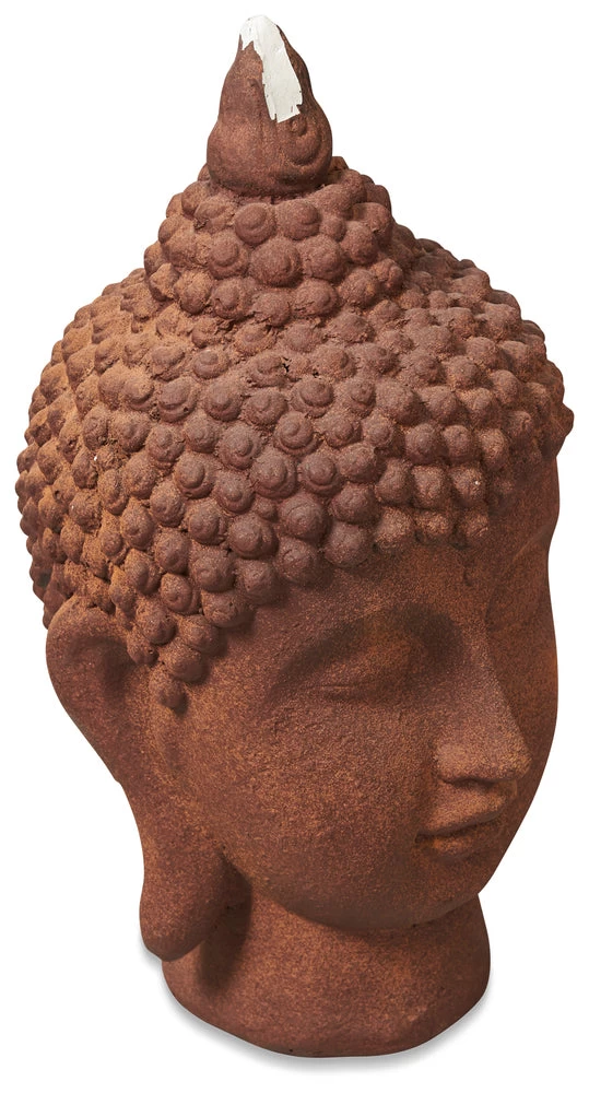 Banyu Small Head Statue - Terracotta 3 Banyu Small Head Statue - Terracotta - Image 3