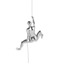 Climbing Woman "D" Steel Finish -Home Decoration Store shopify a51fd3353c38733b5384eca940ba9849 climbing woman d steel finish