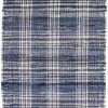 Denim Plaid Cotton Woven Rug