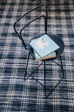 Denim Plaid Cotton Woven Rug -Home Decoration Store shopify ab17a7a201bb685d625088de88444a1e newberry plaid cotton rug