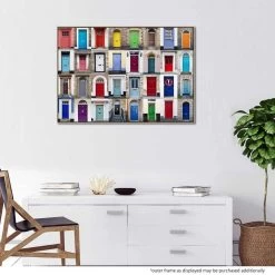 Door Story Canvas Print With Floating Frame -Home Decoration Store shopify b1415e32154359f7306246bab027f834 door story canvas print with floating frame