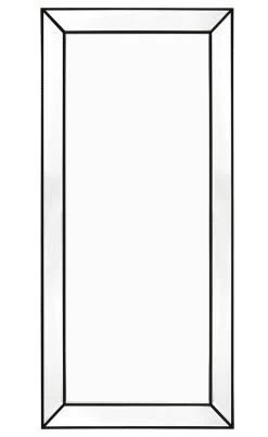 Zeta Floor Mirror Black