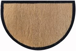 Half Round Black Border Doormat