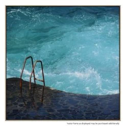 Seapool Canvas Print With Floating Frame