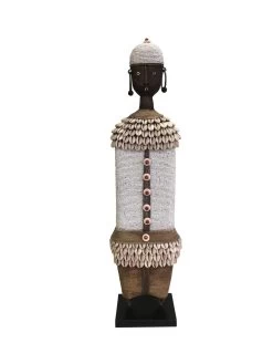 Ndamji Beaded Doll Regal White