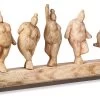 Mango Wood Carving Ladies With Curves - Natural