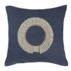 Shell Ring Navy Cushion