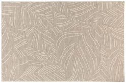 Stacy Indoor/Outdoor Polypropylene Falling Leaves Rug - Cream/Sand