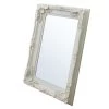 Carved French Wall Mirror Cream