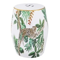 LEOPARD CERAMIC STOOL -Home Decoration Store shopify c719ec1dc9b41dbd28e79d866e261f49 leopard ceramic stool