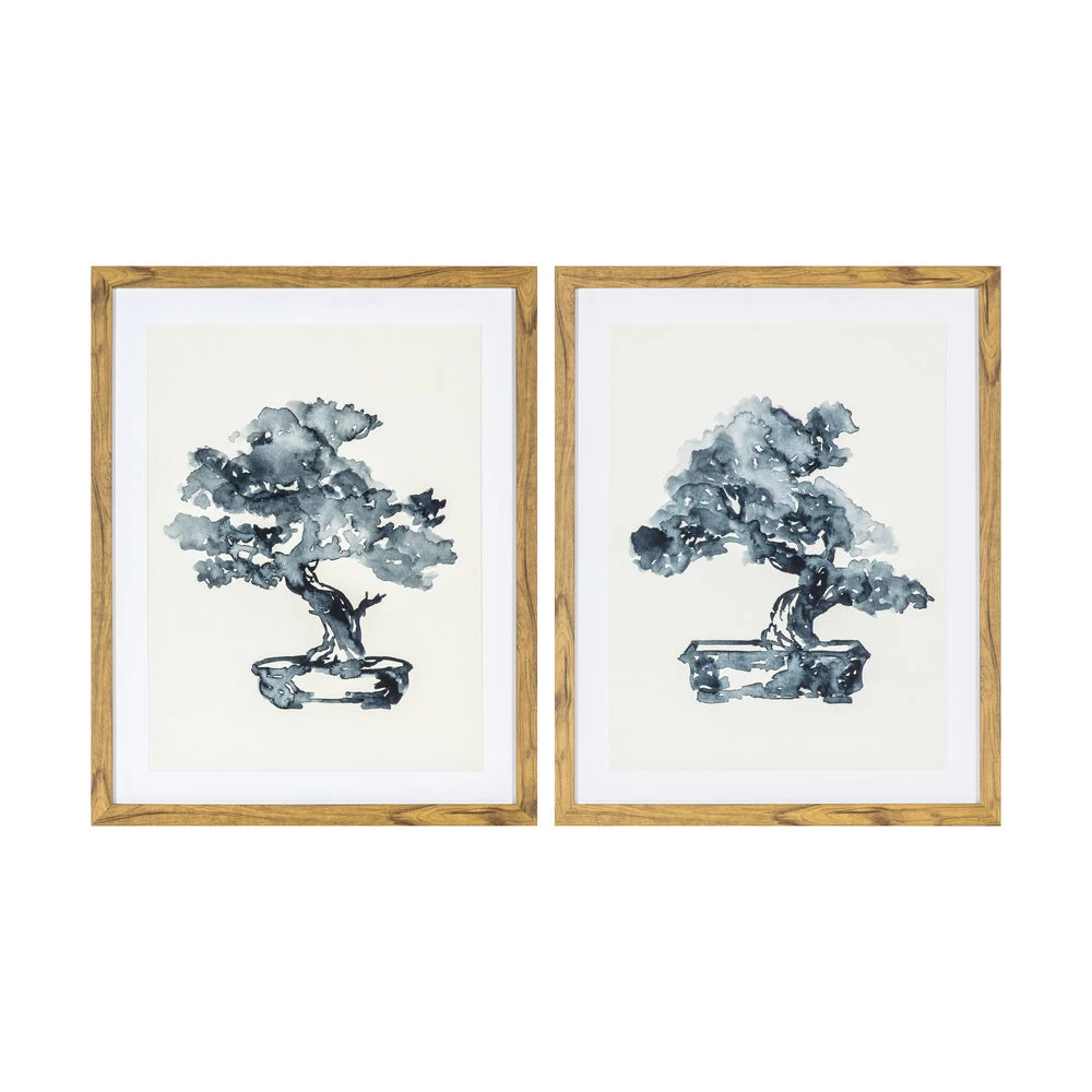 Bonsai Tree Ink Abstract Framed Art Set Of 2 3 Bonsai Tree Ink Abstract Framed Art Set Of 2 - Image 3