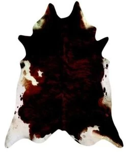 Exotic White Belly Cow Hide