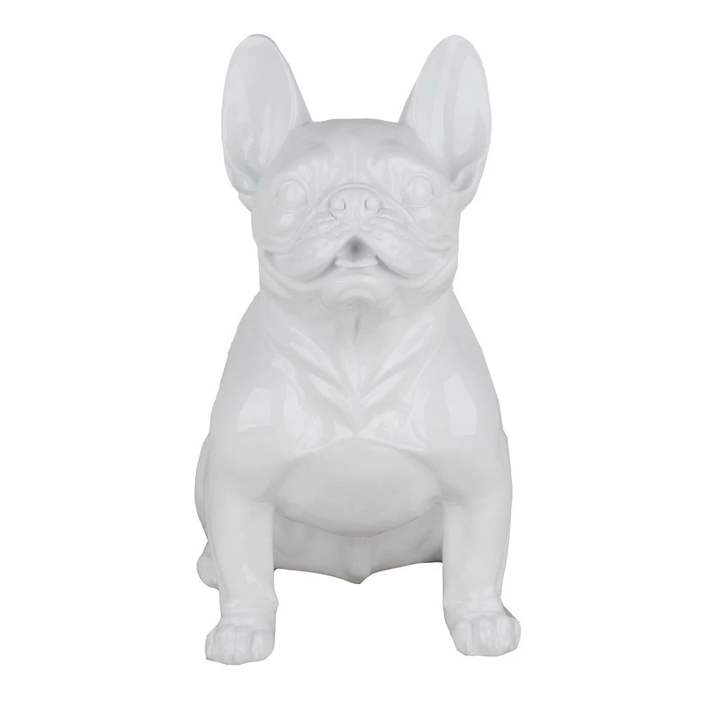 French Bulldog Sitting White 2 French Bulldog Sitting White - Image 2