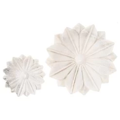 Sita Set Of 2 Marble Flower Dishes -Home Decoration Store shopify cbb56c1daf2237f668457f342cd89483 sita set of 2 marble flower dishes