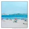 Cote D'Azur Canvas Painting With Floating Frame