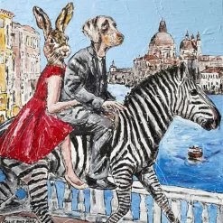 They Did Things Differently When In Venice Print