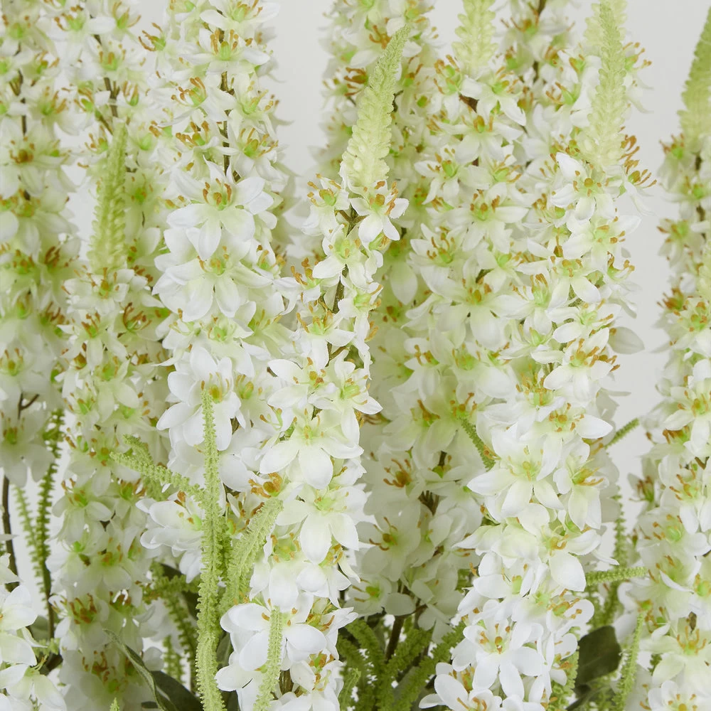 Fayette Foral Arrangement In Cement Pot White 3 Fayette Foral Arrangement In Cement Pot White - Image 3