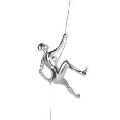 Climbing Woman "D" Steel Finish -Home Decoration Store shopify d821c7148532d76edf40e7bfa0a82418 climbing woman d steel finish