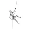 Climbing Woman "D" Steel Finish