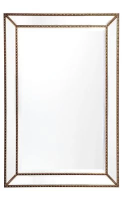 Zeta Mirror Medium Antique Gold