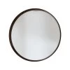 Rise Walnut Round Mirror Large