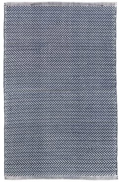 Herringbone Indoor/Outdoor Rug Indigo