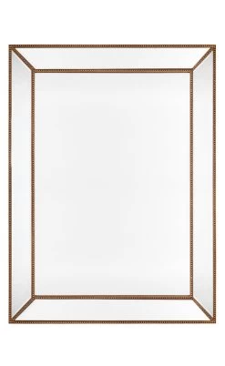 Zeta Wall Mirror Antique Gold Large