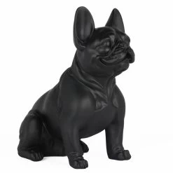 French Bulldog Sculpture Matt Black