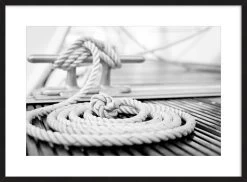 Mooring Rope Framed Photograph