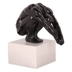 The Starting Block Sculpture Black