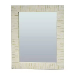 Mitri Bone Inlay Wall Mirror Natural