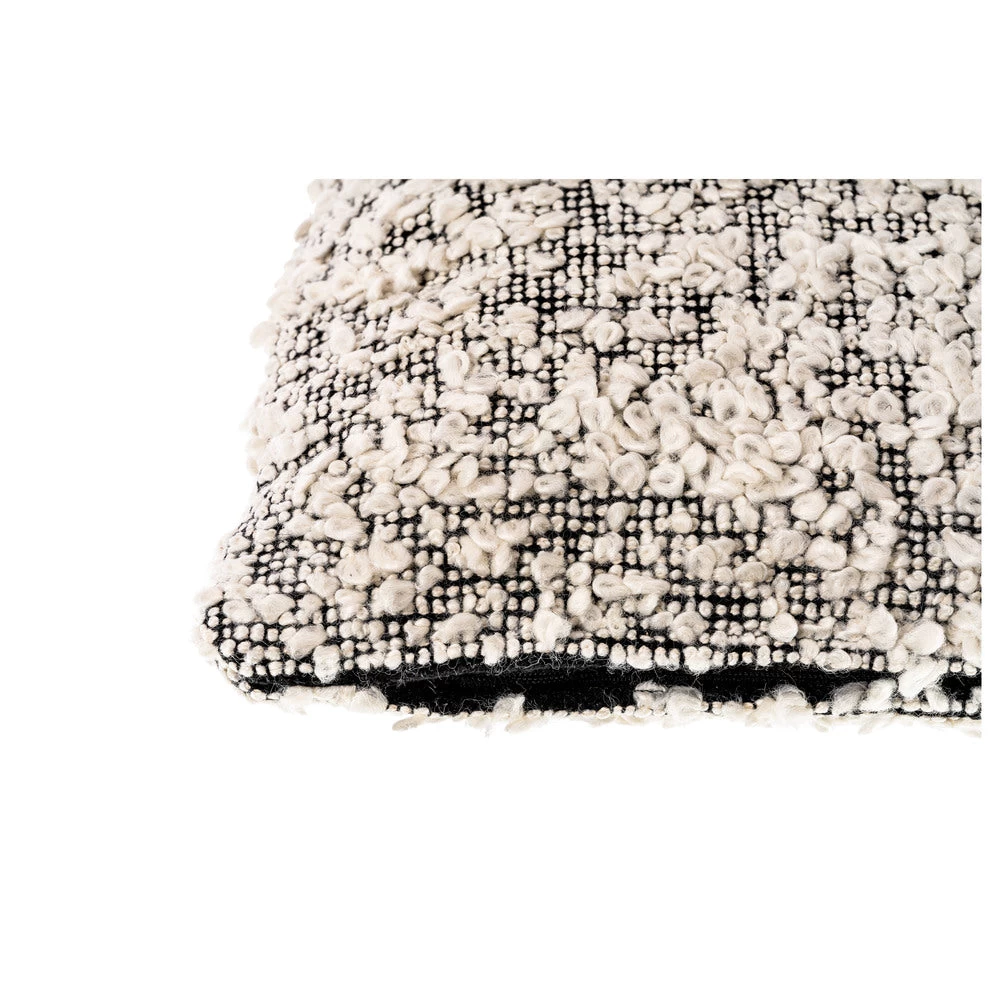 Tegan 75cm Cushion - Natural/Black 4 Tegan 75cm Cushion - Natural/Black - Image 4