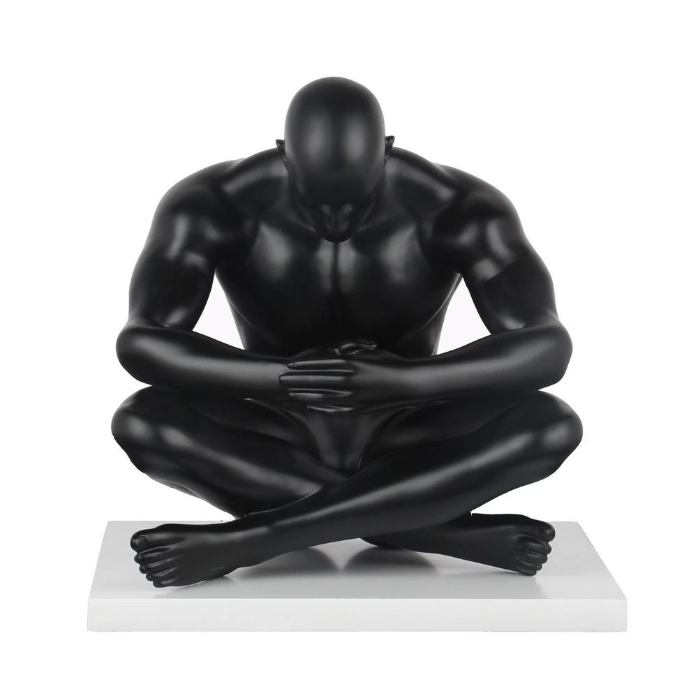 Deep Thinker Sculpture Matt Black 1 Deep Thinker Sculpture Matt Black