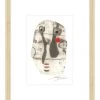 Face Of Singha Framed Print