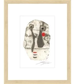 Face Of Singha Framed Print