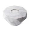 Elementer Flip Marble Candle Holder - White