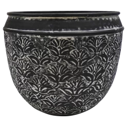 Sonia Pot Holders Set/3 Black & White