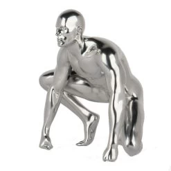 Redemption Sculpture Silver Mirror