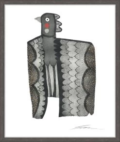 Kha Yaw Blush Framed Print