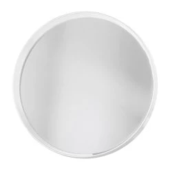 Avenue Round Mirror White