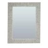 Mitri Bone Inlay Wall Mirror Grey
