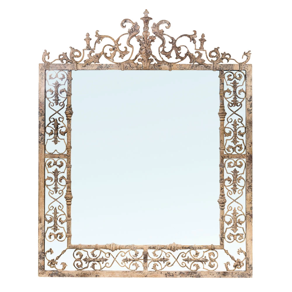 Romantique Arch Metal Mirror